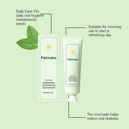 Energy-Boosting Caffeine Toothpaste